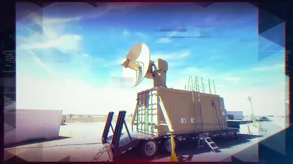 Frame showing the THOR high-power microwave system
